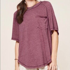 La Miel - Maroon Top - Size Small